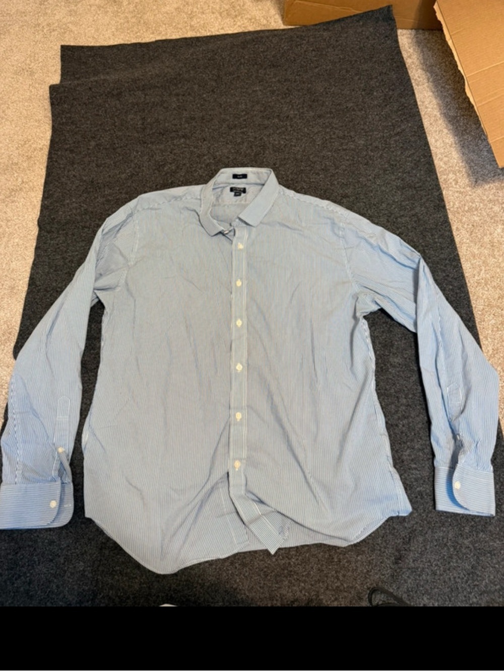 JCrew Slim Fit Pinstripe Button Down Long-sleeve 2XL